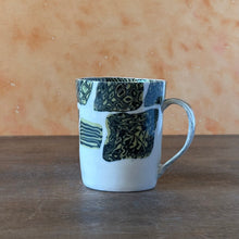 Load image into Gallery viewer, Mug with Black and Gold Pattern (2)