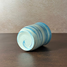 Load image into Gallery viewer, Blue Marbled Vase
