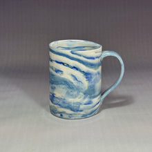 Load image into Gallery viewer, Blue Marbled Mug
