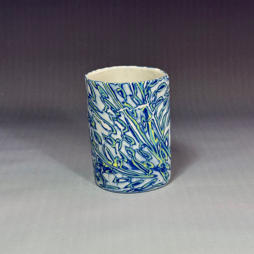 Blue and Yellow Tumbler