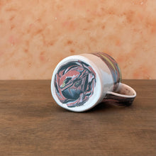 Load image into Gallery viewer, Large Mug with Abstract Black and Red Pattern
