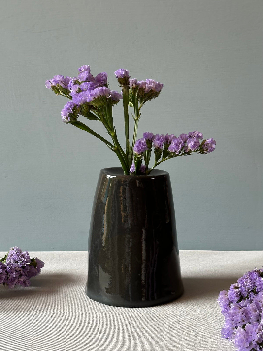Black Bud Vase